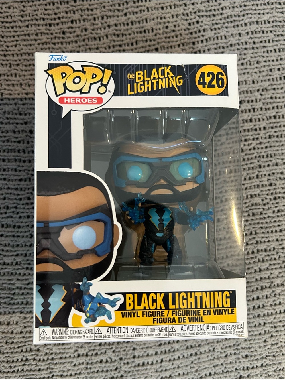 Funko Pop! Heroes Black Lightning #426 - Black & Blue Vinyl Figure